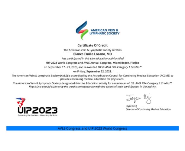 UIP 2023 World Congress & AVLS Annual Congress – Miami Beach, Florida